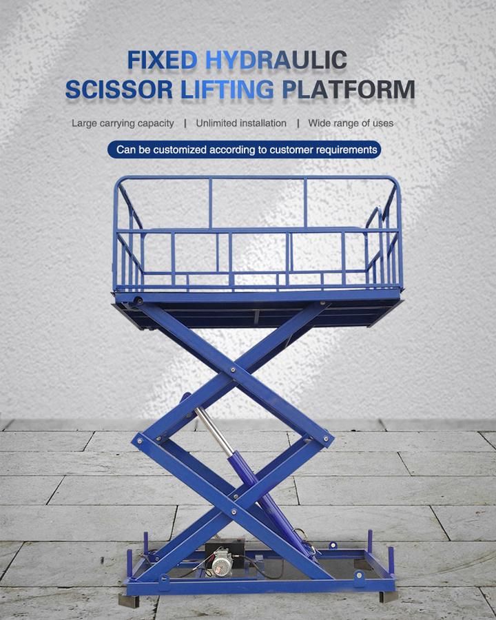 Single Scissor Manual Hydraulic Small Mobile Scissor Lift Table Portable Table Lift Platform