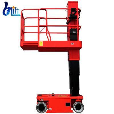 4-8m Compact Hydraulic Elevating Work Vertical Mast Lift Platform