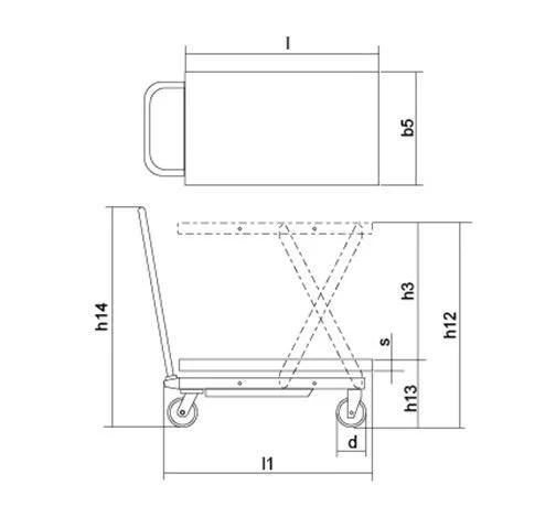150/300/500kg Hydraulic Lift Table Scissor Lift Table Lifting Table