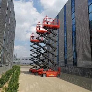 6m 8m 10m Self-Propelled Electric Scissor Lift Table /Hydraulic Self Moved Scissor Lift