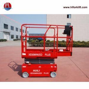 High Quality Manual Movable Electric Scissor Lift 5m 6m Machine with Ce ISO