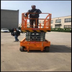 14m Electric Self Propelled Scissor Man Aerial Lift Table
