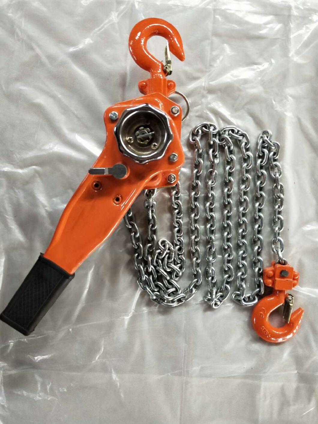 Chain Pulley Block with G80 Load Chain Mini Hand Pulling Chain Hoist with Hook Lifting Equipment 2t Manual Chain Block / Hoist with Hook Manual Chain Hoist Hand