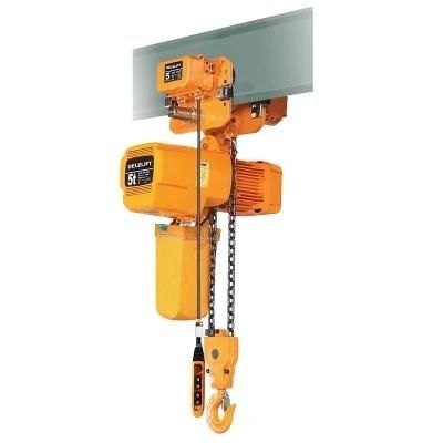 1 Ton 3 Meter Construction Monorail Electric Chain Hoist with Hoook