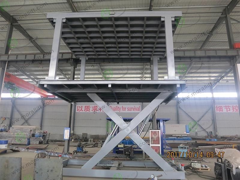 4 Post Underground Scissor Car Lift