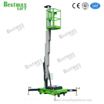 6m Platform Height 130kg Load Capacity Manual Pushing Lifting Table