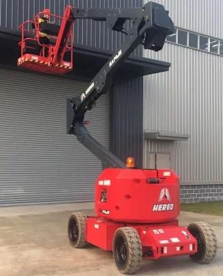 High Quality Articulated Boom Lift Trailer Mounted Man Lift/Cherry Picker for Sale