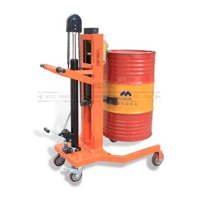 High Quality Capacity 450kg Pedal Hydraulic Lifting Drum Truck From China Manufacturer