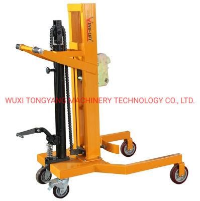 China Factory Sale Capacity 450kg Hydraulic Drum Truck, Drum Handler
