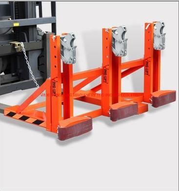 Dg1500c Mechanical Drum Grabber Forklift Automatic Clamping Capacity 1500kg