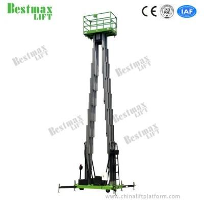 Ce Certified 12m Platform Height Mobile Vertical Lift with AC Power