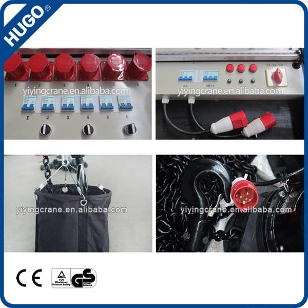 500kg 220V 380V Stage Electric Chain Hoist