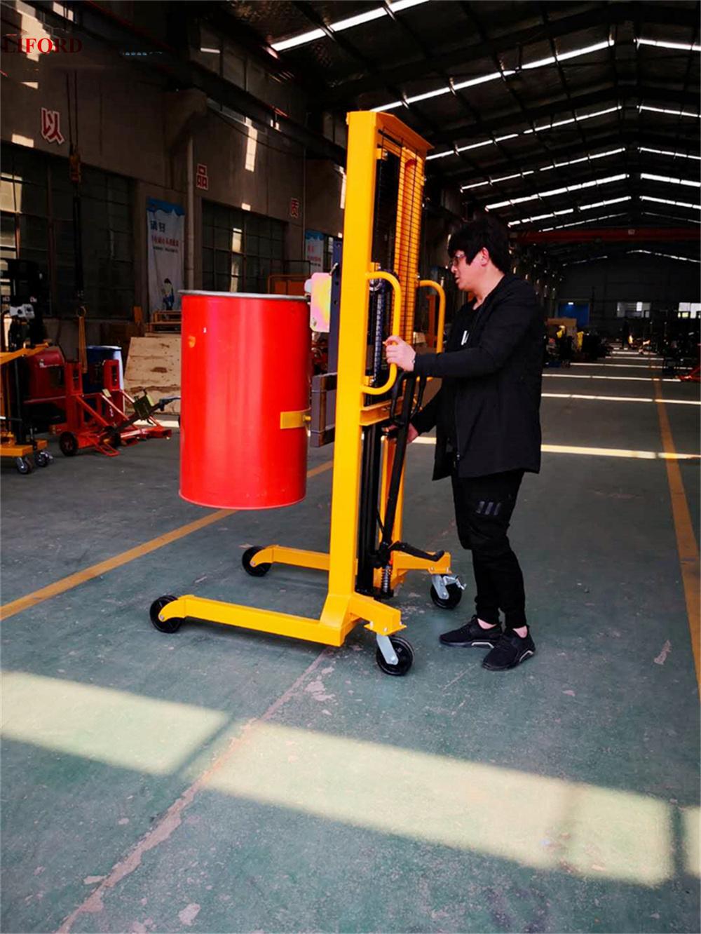 Manual 400kg Pallet Drum Lifter Hydraulic Oil Drum Stacker Dt400A