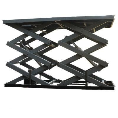 Hydraulic Scissor Cargo Lift Platform Designed with Two-Scissor Structure