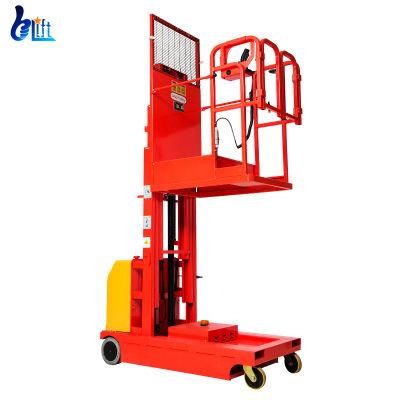 2.7m 3.3m 4m 4.5m CE ISO Self Walking Cargo Lift Platform Electric Order Picker