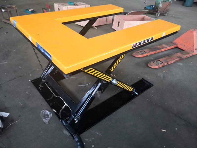 Daxlifter Hydraulic System Customized U Type Scissor Lift Table