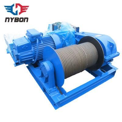 Hot Sell ISO Certificated Custom Wire Rope Capacity 100m 15 Ton Electric Winch