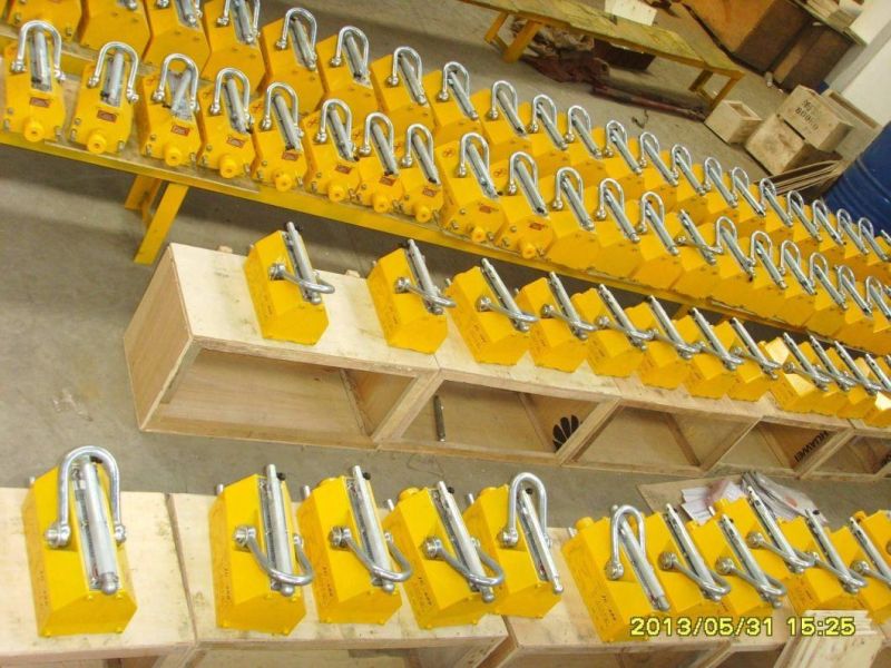 500kg Manual Permanent Magnet Lifter / Hand Lifting Magnet Crane