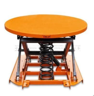 2 Ton Load Capacity Spring Activated Lift Table Platform