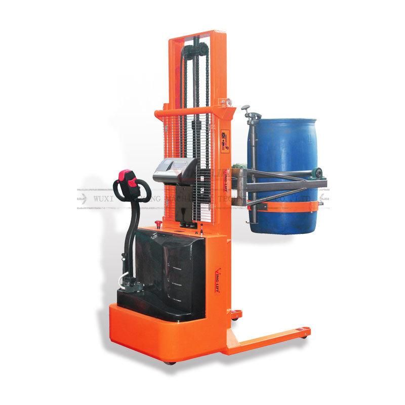 Load Capacity 650kg Height 2400mm Counter Balance Full Electric Drum Carrier