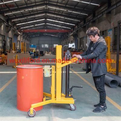 450kg Portable Hydraulic Drum Lifter, Hydraulic Marching Drum Carrier