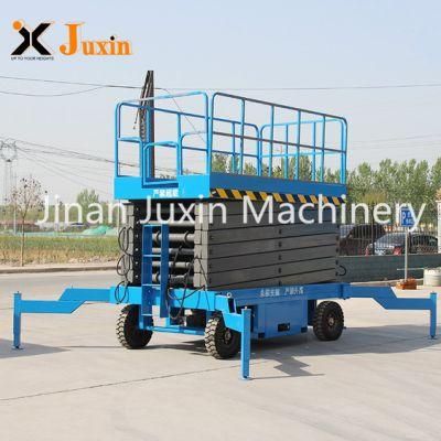 Hydraulic Scissor Car Lift Mobile Lifting Platform Scissor Lift Price for Indoor