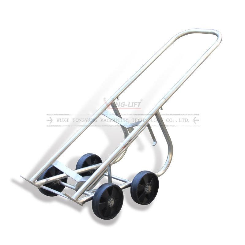 Manufacturer Load Capacity 350kg 304 Stainless Steel Drum Cradle Transporter