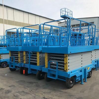Mobile Outdoor Use Small Mobile Scissor Lift for Glass Cleaning