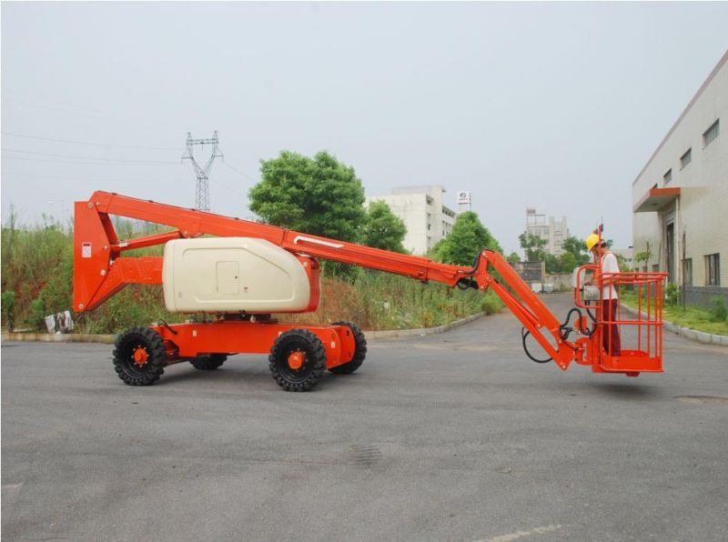 Gtzz22z Aerial Work Platform Small Articulating Boom Lift Material Handing Equipment