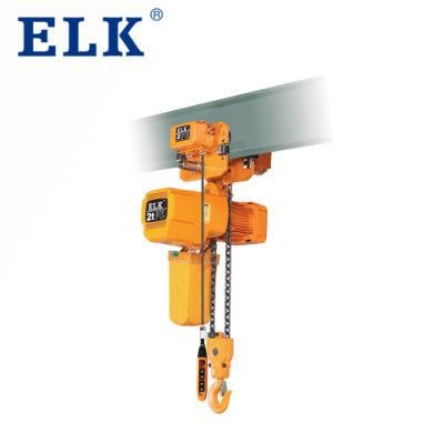 2ton Electric Chain Hoist Fixed Type Construction Machinery Warehouse Lifting