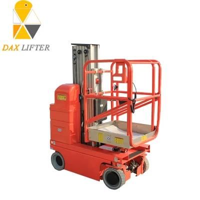 Self-Propelled 7.5m Height Narrow Spaces Use Professional Aerial Aluminum Lift