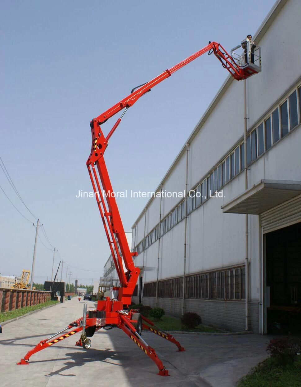 Pull-Behind Trailer Hydraulic Boom Lift for Sale with CE