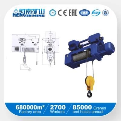 High Quality 1ton 5ton 10ton 20ton Electric Wire Rope Hoist\Electric Chain Lifting Hoist