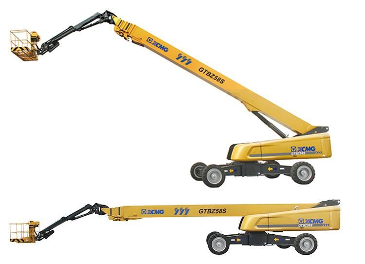 XCMG Factory Gtbz58s China 58m High Hydraulic Mobile Folding Boom Aerial Work Platform Lifts for Sale