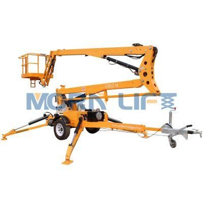 6-18m Trailer Mounted Man Lift Towable Cherry Picker for Sale