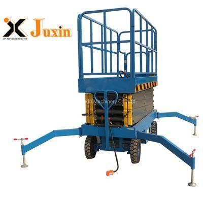 4-10m Load 300kg 500kg Electric Mobile Elevating Lift Platform Scissor Lift