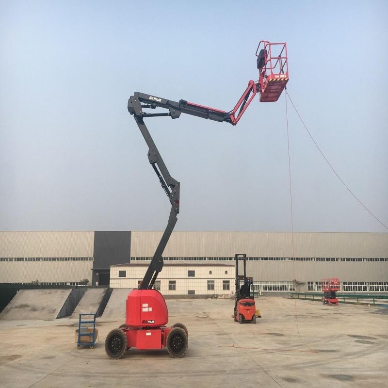 Boom Lift Boom Lift 10m 14m 30FT 55FT 24V Electric Small Boom Lifting Hydraulic Boom Lift