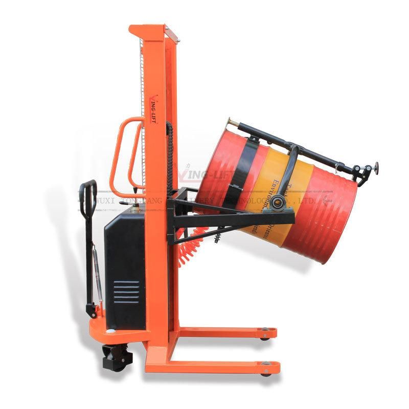 Loading Capacity 300kg Pneumatic Lifting and Rotating Drum Rotator of Drum Handling Equipment