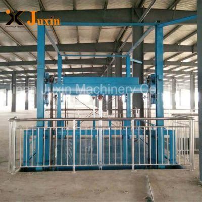 10 Ton Electric Hydraulic Guide Rail Lift Warehouse Cargo Lift Goods Lift