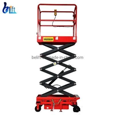 3m-7m Cheap Electric Aerial Construction Work Mobile Scissor Lift Platform