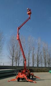 Battery Type Crank Arm Lift Platform Telescopic Hydraulic Boom Lift