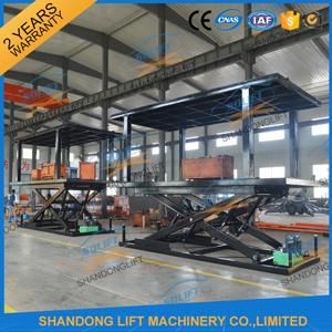 Hydraulic Scissor Car Self Lift Stacker with Ce