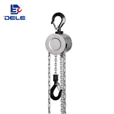 0.25t Mini Aluminum Alloy Chain Hoist Hand Manual Chain Hoist