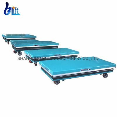 1m Scissor Lift Hydraulic Fixed Scissor Lift Cargo Lifter with CE