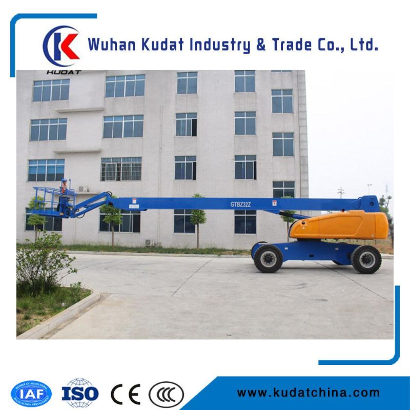 Gtbz32 Self-Propelled Hydraulic Telescopic Boom Lift with Yama Engine