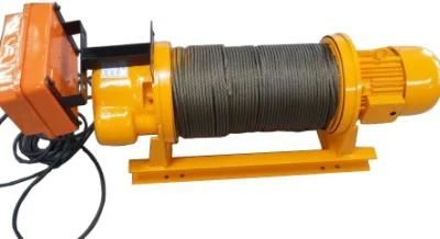 China Factory Cheap 1 Ton 30 M Small Electric Winch Wireless Remote Control