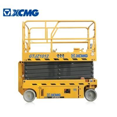 XCMG Gtjz1012 10m Mobile Electric Remote Aerial Work Platform Scissor Lift Table