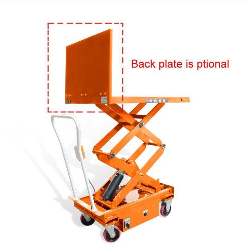 Small Movable Single Scissor Electric Lift Table with Laoding Capacity 300kg