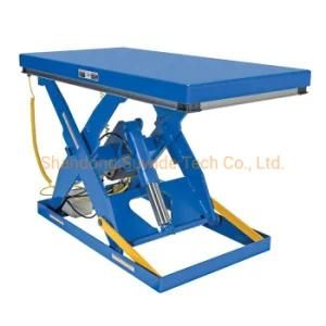 Electric Cargo Hydraulic Scissor Loading Dock Lift Stationary Scissor Lift Table for Warehouse