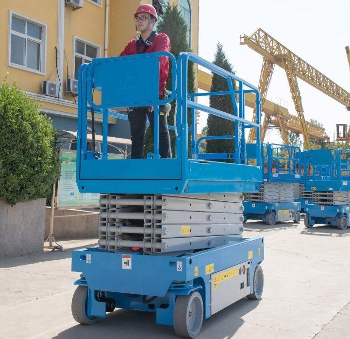 Simple Struction Steady Aerial Working Self-Propelled Scissor Lifts